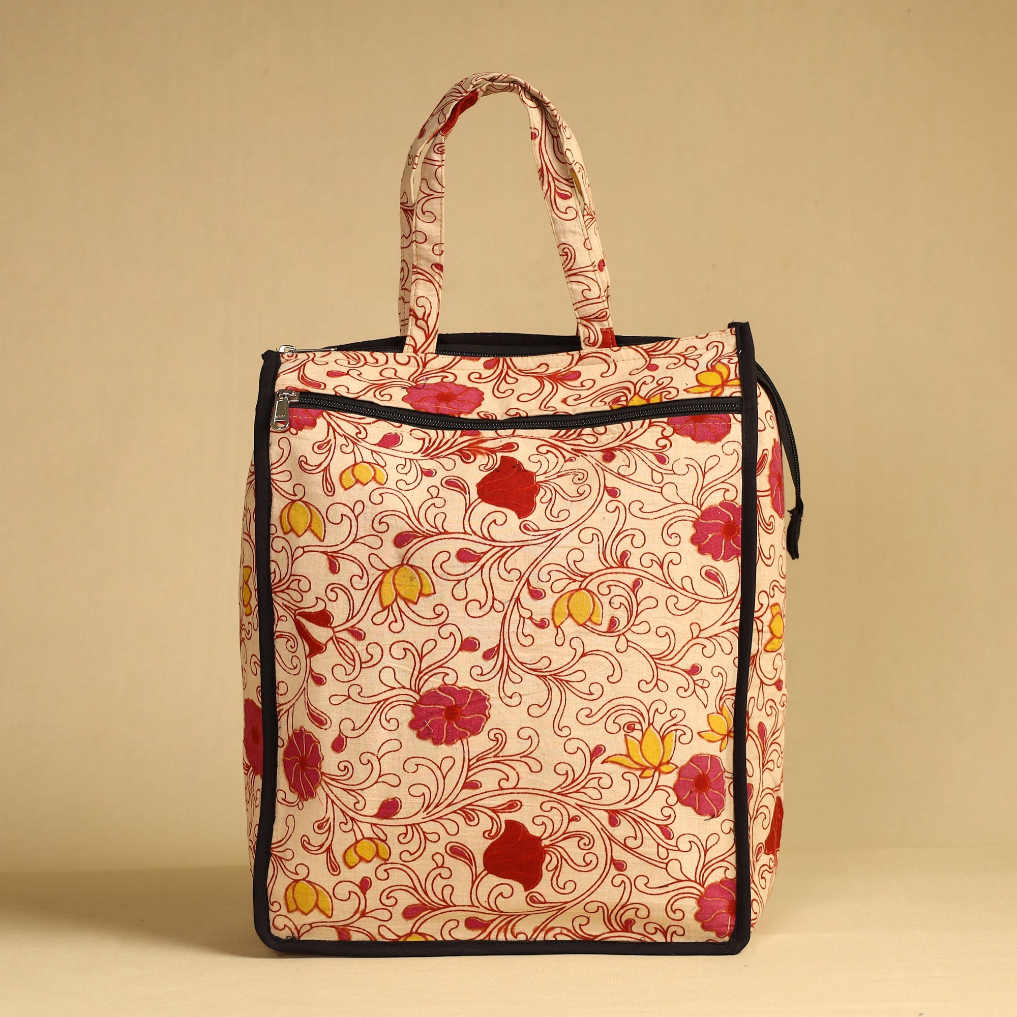 NOORI BAZAR Beige - Handcrafted Cotton Shopping Bag 26