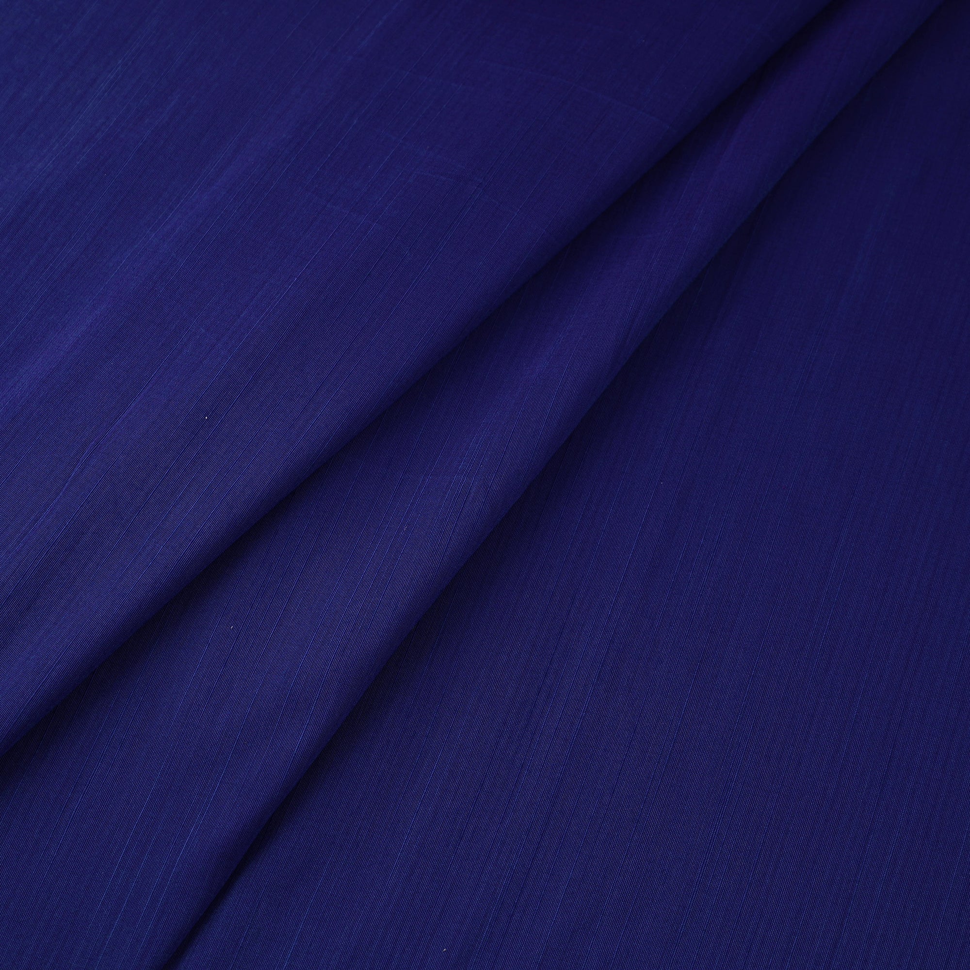 ITOKRI CRAFTS INITIATIVE Blue - Plain Slub Silk Fabric 15 - view 2