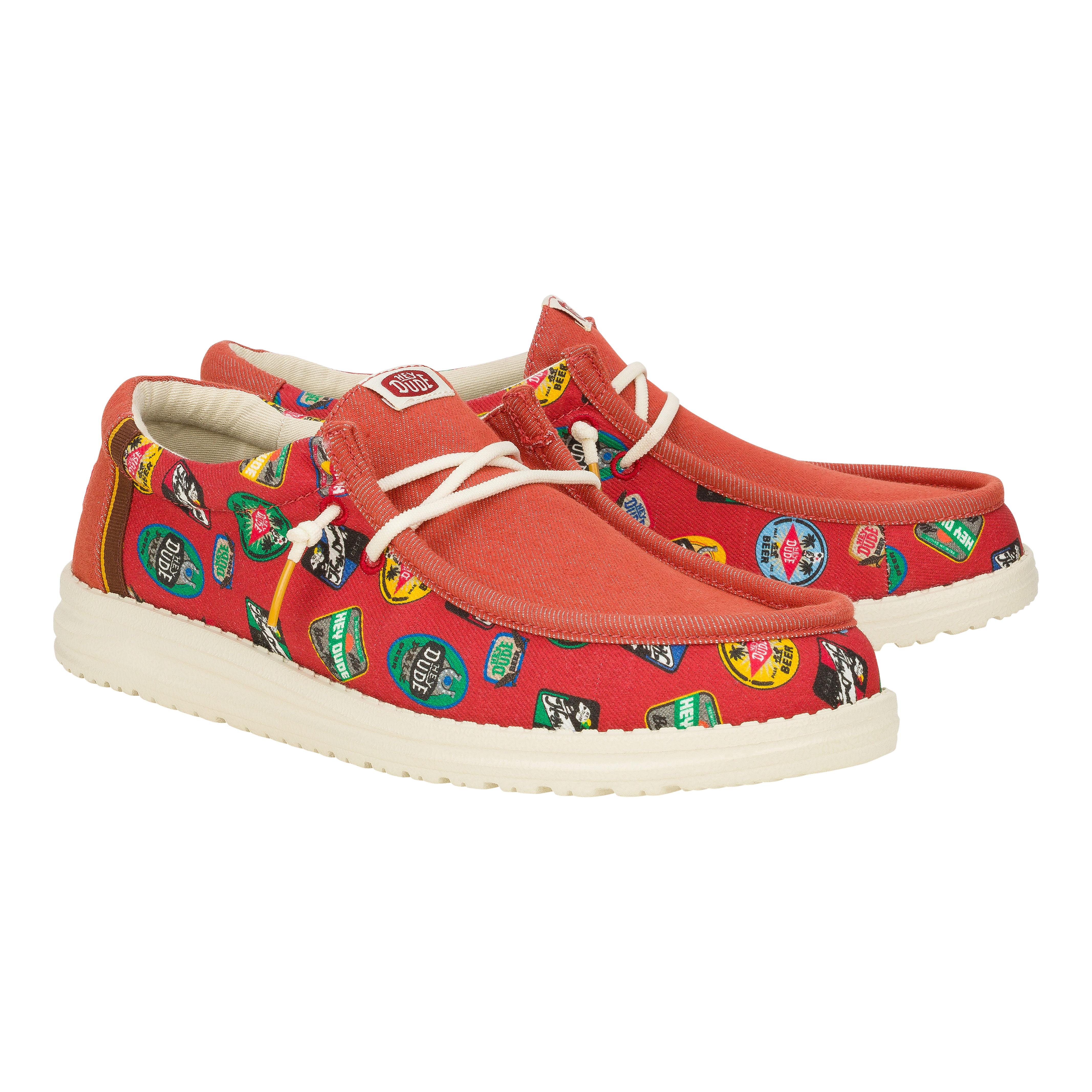 HEYDUDE shoes Wally Octoberfest - Strawberry Wine/Multi - view 2