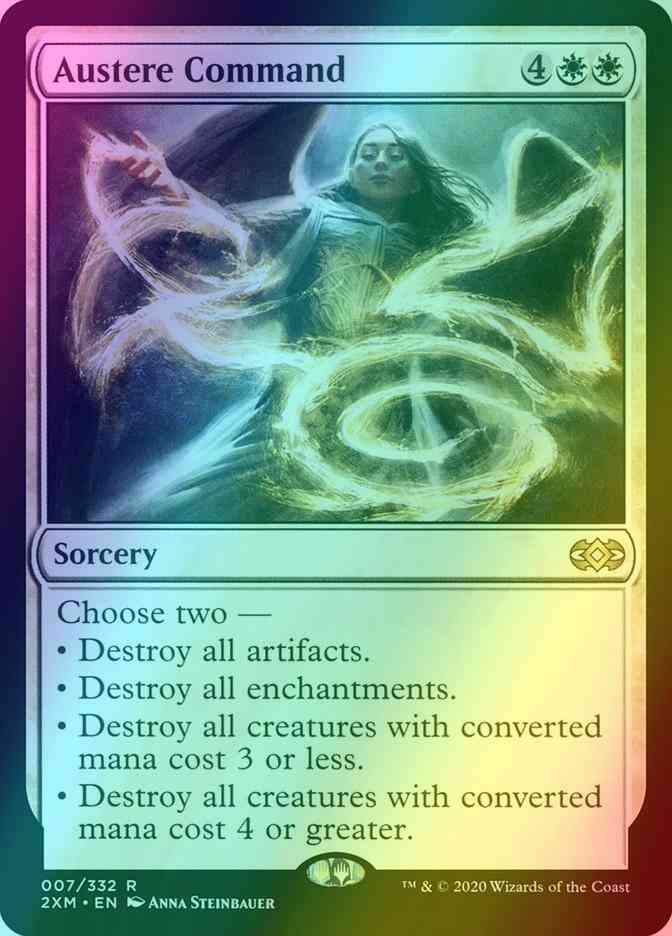 Austere command 7 – Magic Austere Command [7] [Double Masters] [Foil]