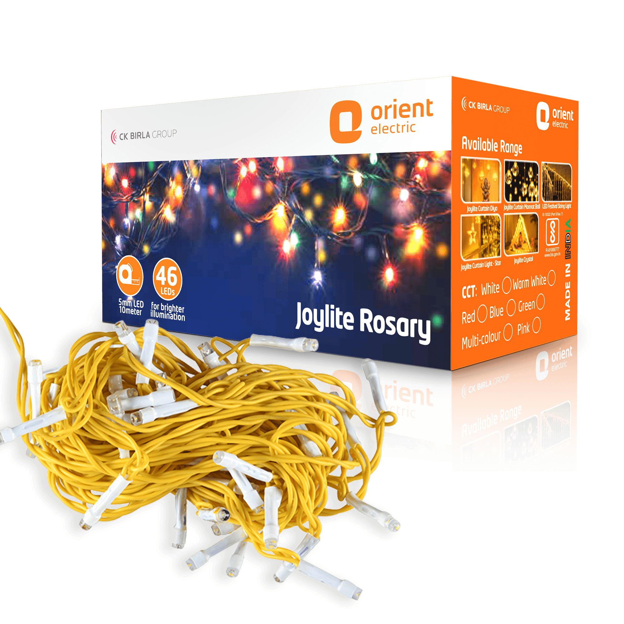 orientelectric Joylite Rosary 10M LED String Light for Home Decoration
