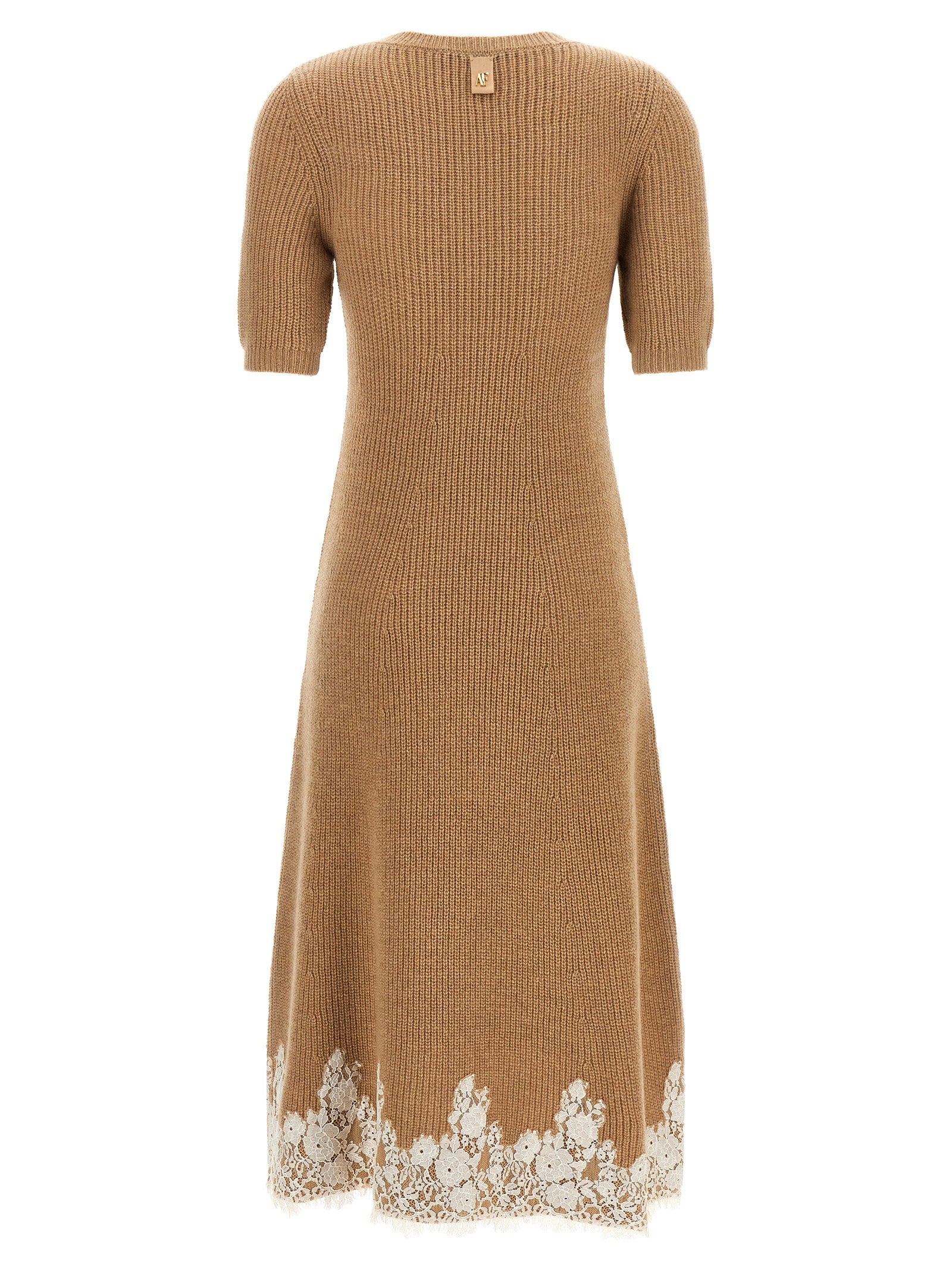 Alberta Ferretti Lace Hem Dress - view 2