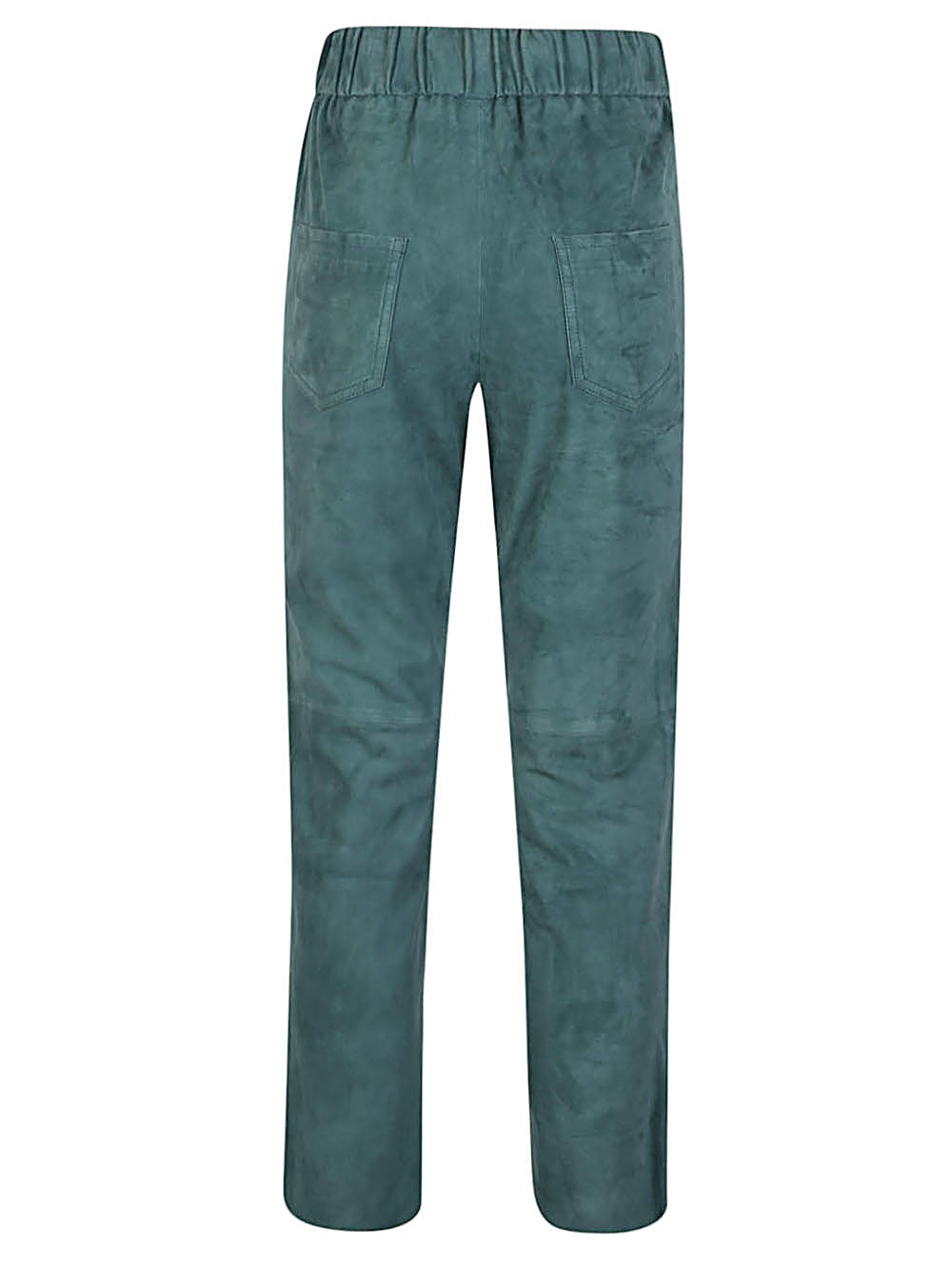 Via Masini 80 Elastic waist suede trousers – Real leather 100% - view 2