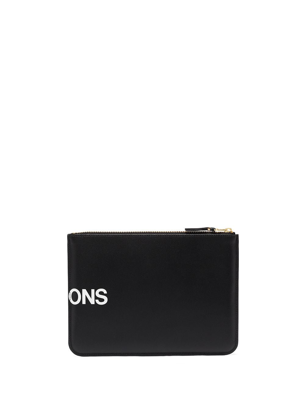 Comme Des Garcons Wallet Huge Logo Pouch – 100% COWHIDE LEATHER - view 2