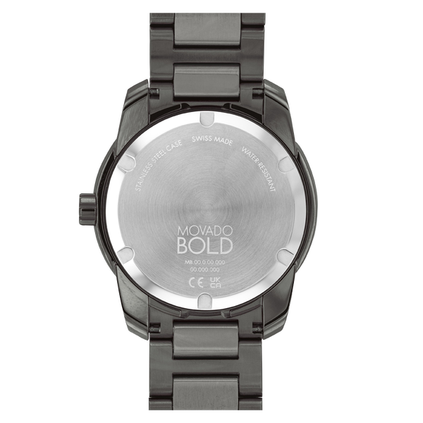 Movado Bold Verso Gunmetal Dial Men 42mm - view 2