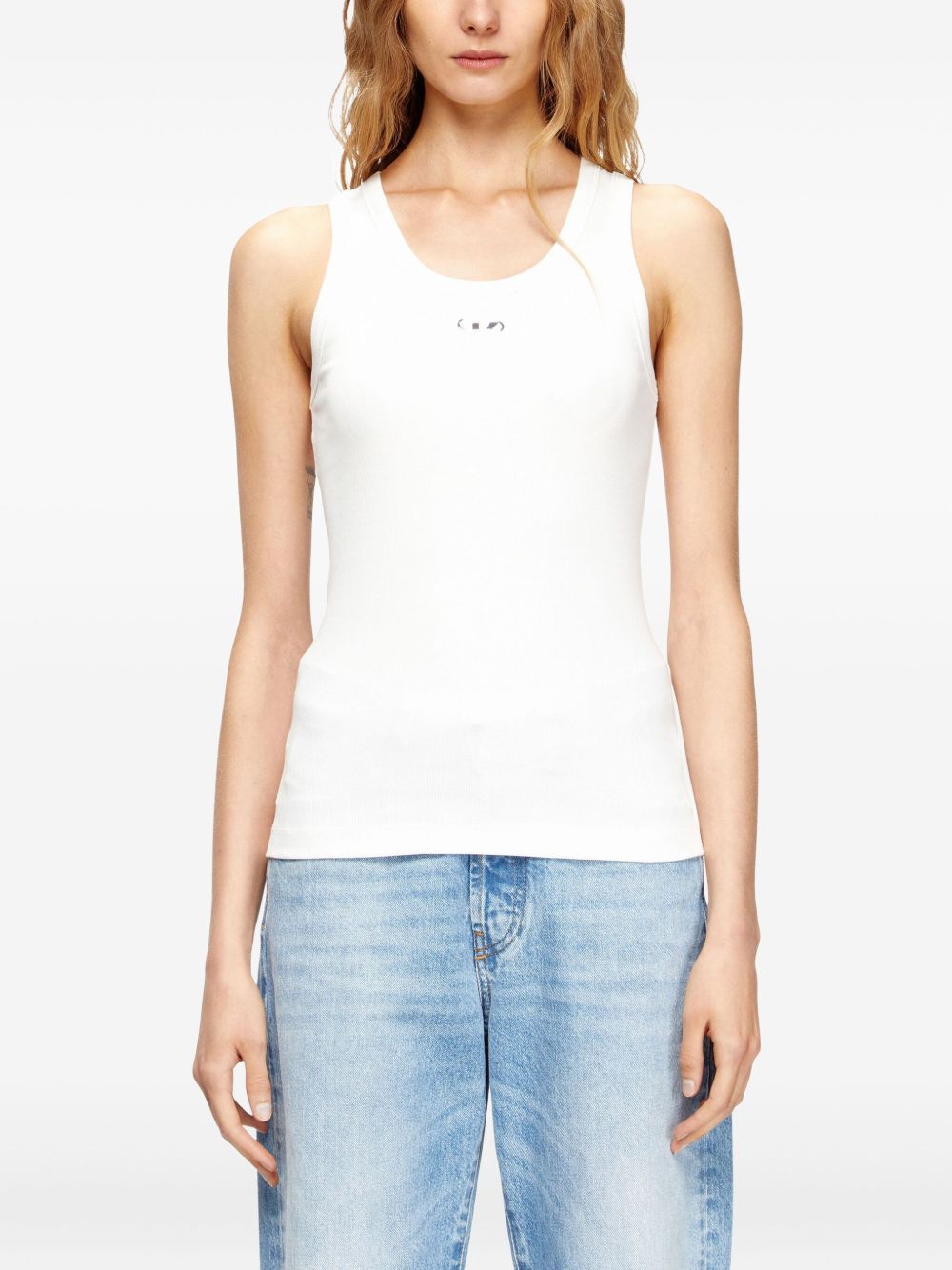 Diesel T-Anki-Od Tank Top – Elastane 6%  Cotton 94% - view 2
