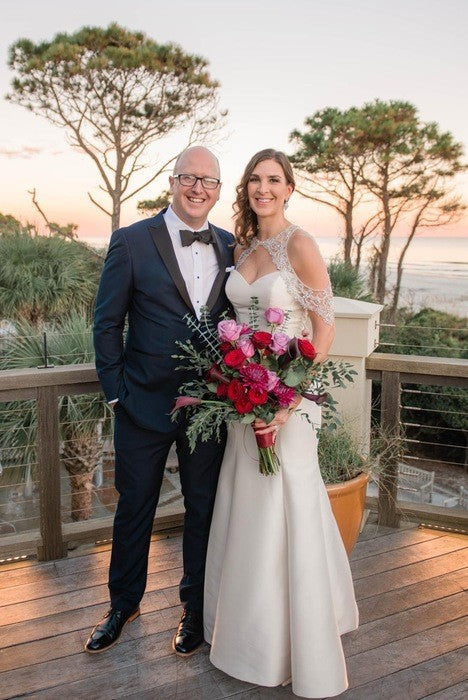 fiftyflowers.com Plum & Rustic Coastal Chic Wedding - view 2