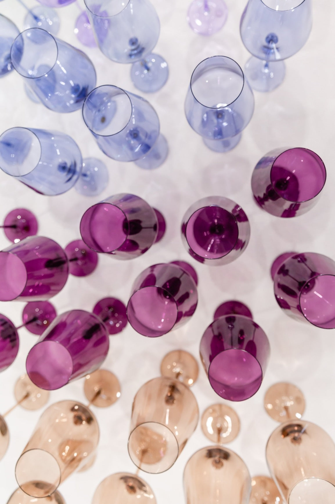 Estelle Colored Glass Estelle Wine Single Stemware Glass {ALL COLORS}