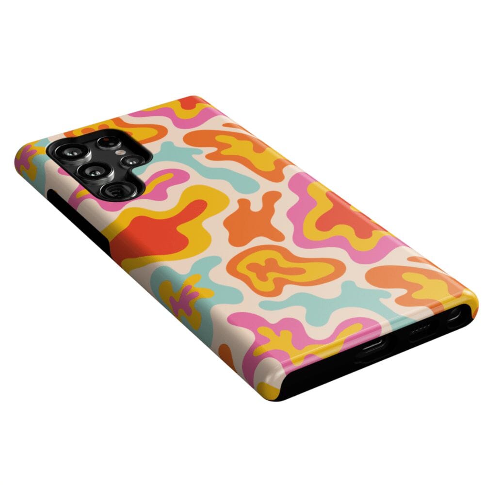 Casetry Tropical Color Splash | Abstract Retro Samsung Case - view 20