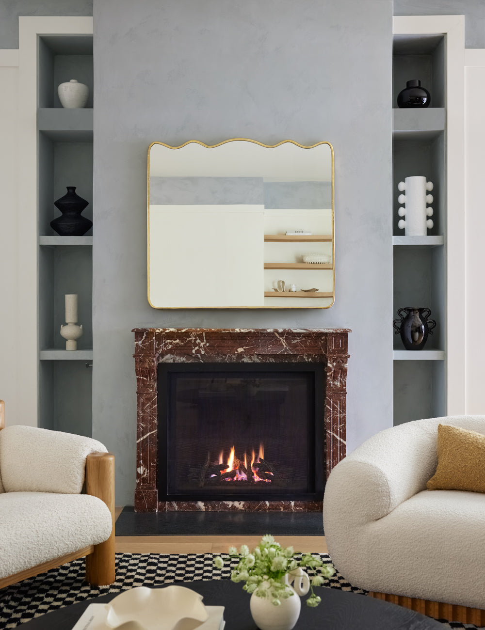 Lulu and Georgia Rook Mantel Mirror by Sarah Sherman Samuel - view 6