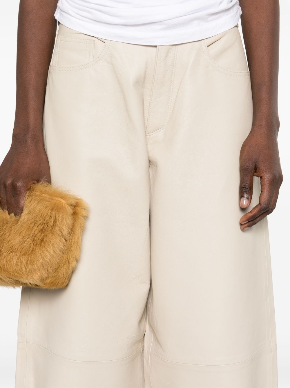 Haikure Bethany leather trousers - view 2