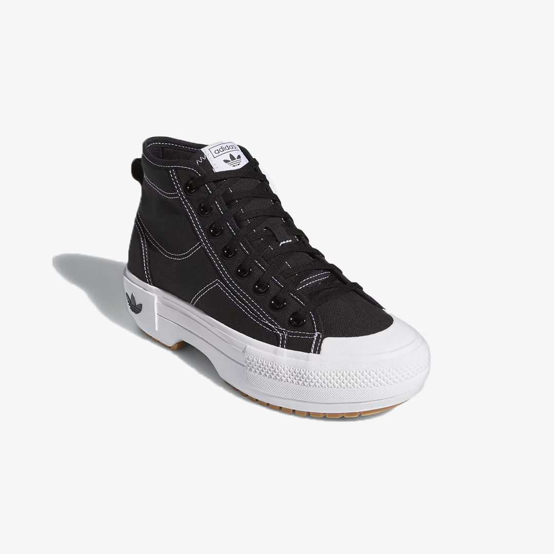 Adidas Originals | NIZZA TREK SHOES { CORE BLACK/CLOUD WHITE/GUM