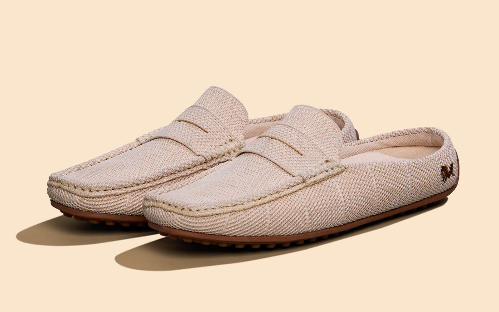 Neeman's Relive Knit Mules : Beige - view 4