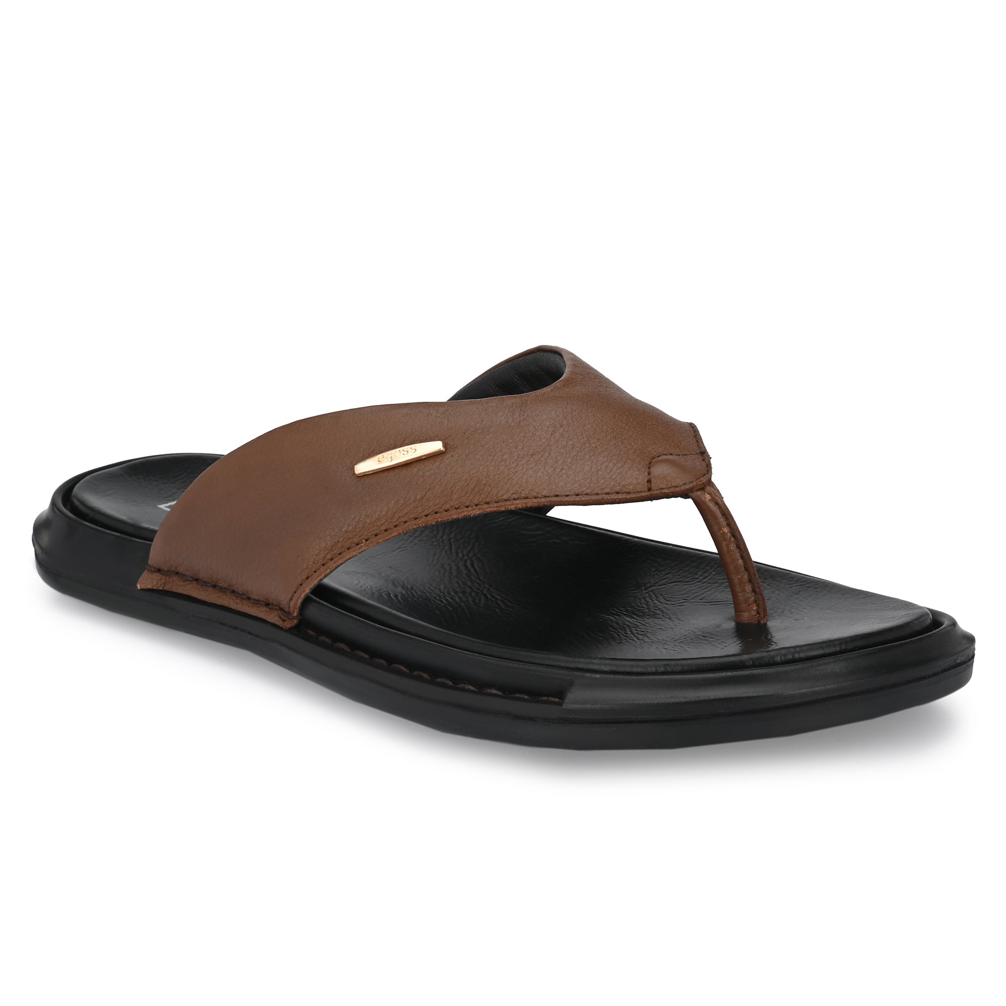 egoss-shoes Egoss Leather Slippers For Men