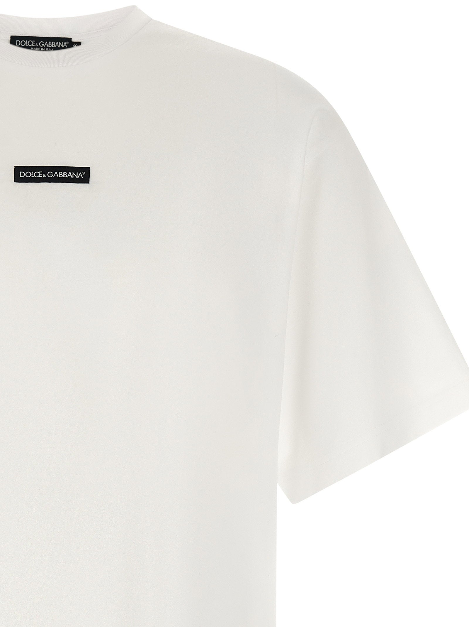 Dolce & Gabbana Logo Patch T-shirt – 100% cotton - view 3