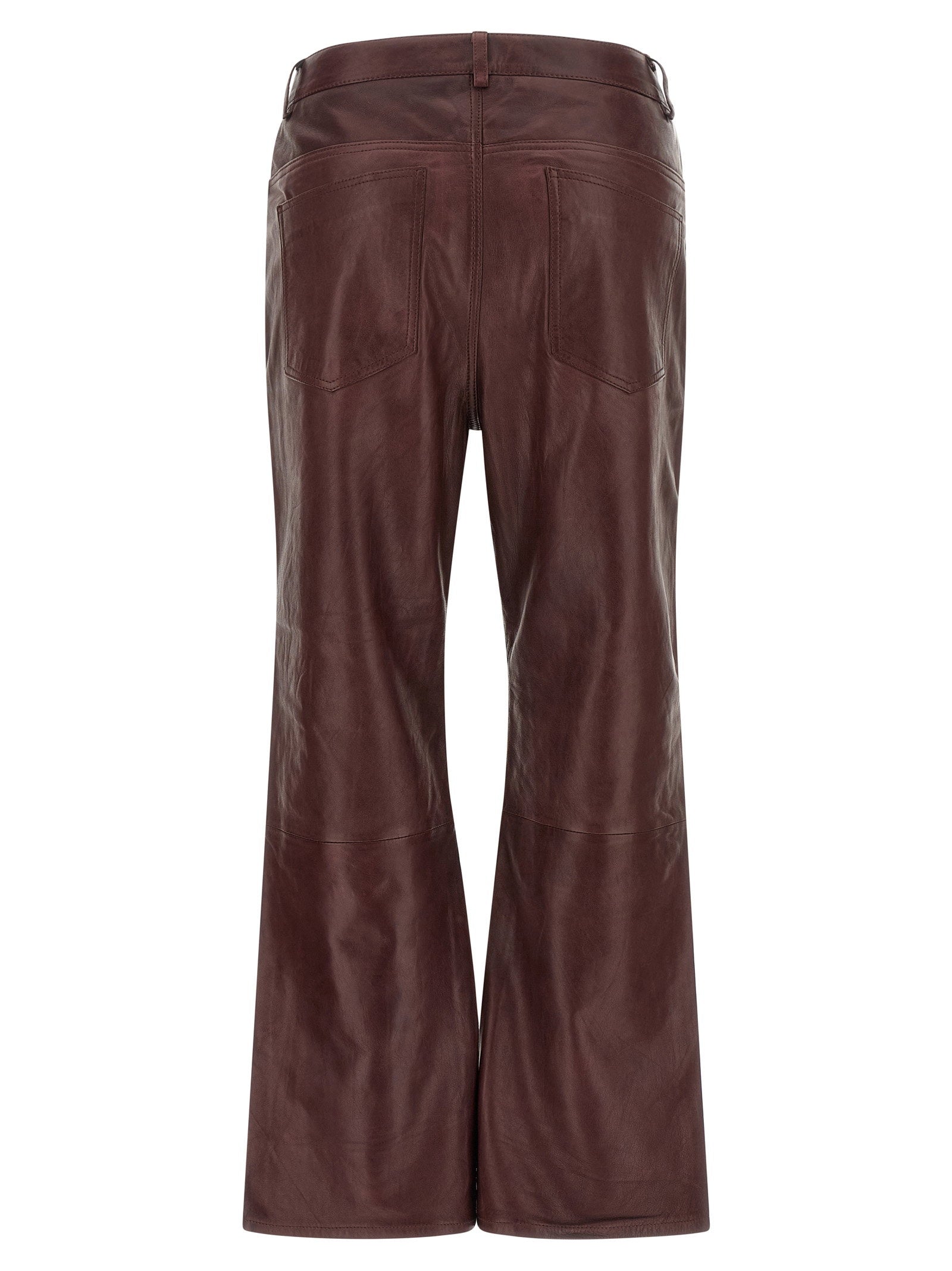 Rotate Birger Christensen Flared Leather-effect Pants - view 2