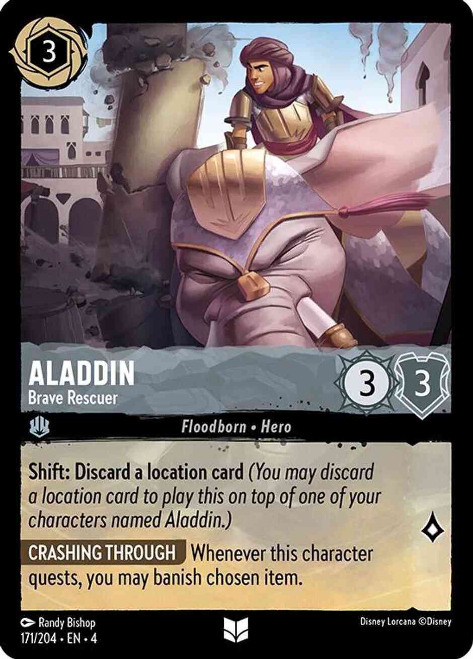 Lorcana Aladdin - Brave Rescuer - 171/204 [Ursula's Return] [Non-Foil]