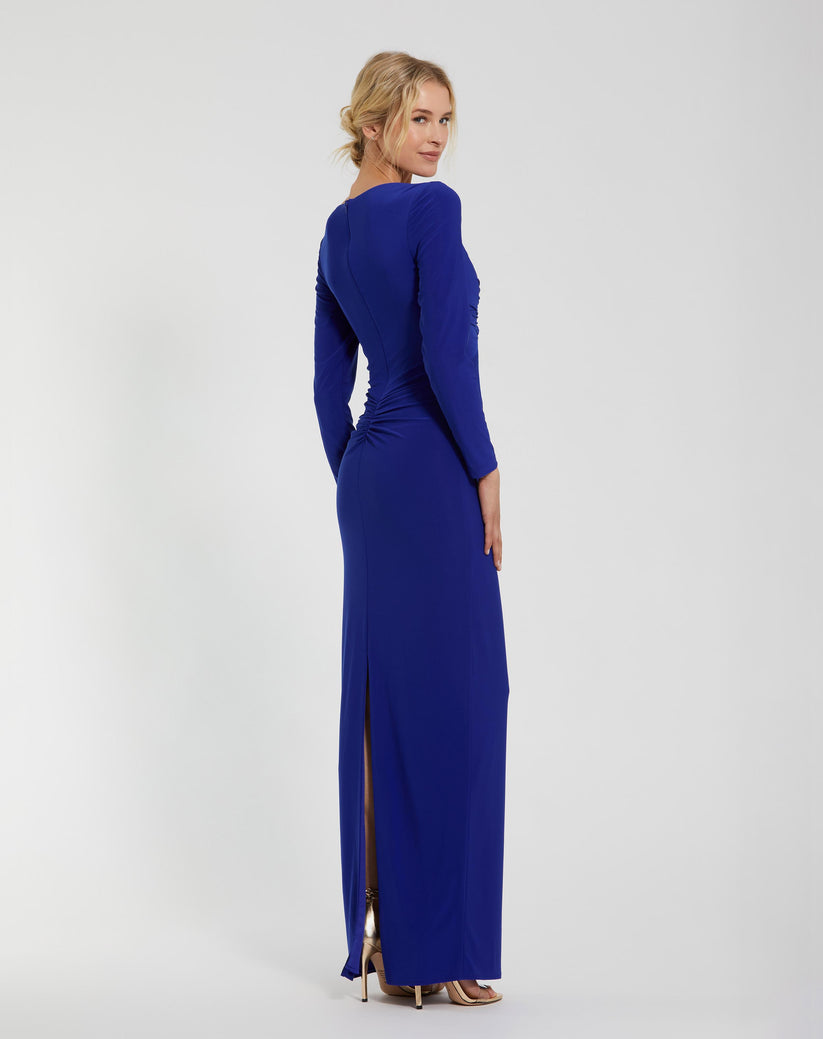 Mac Duggal 44064 Long Sleeve Formal Evening Fitted Dress - view 2