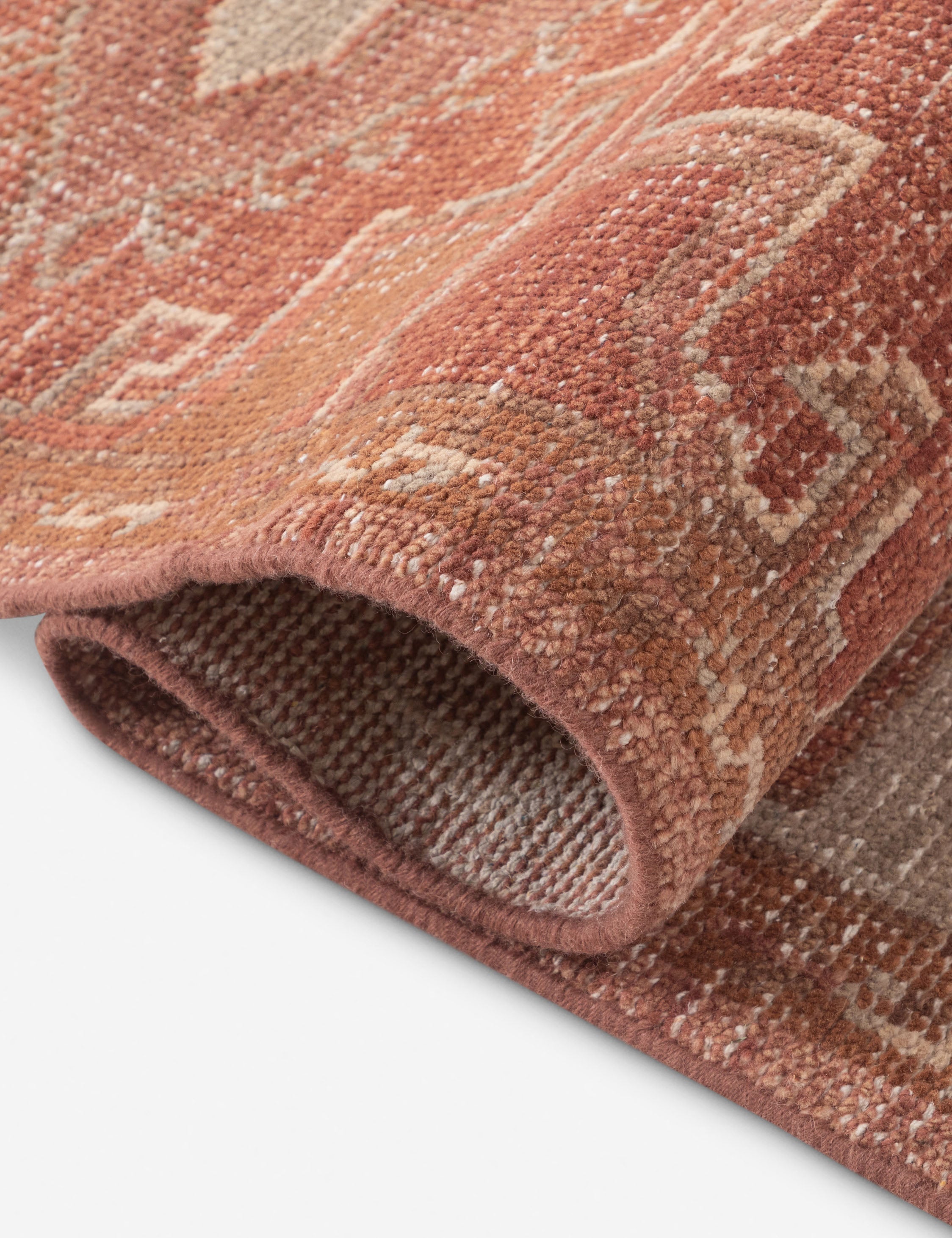 Lulu and Georgia Ihsan Hand-Knotted Wool Rug – Red - view 6