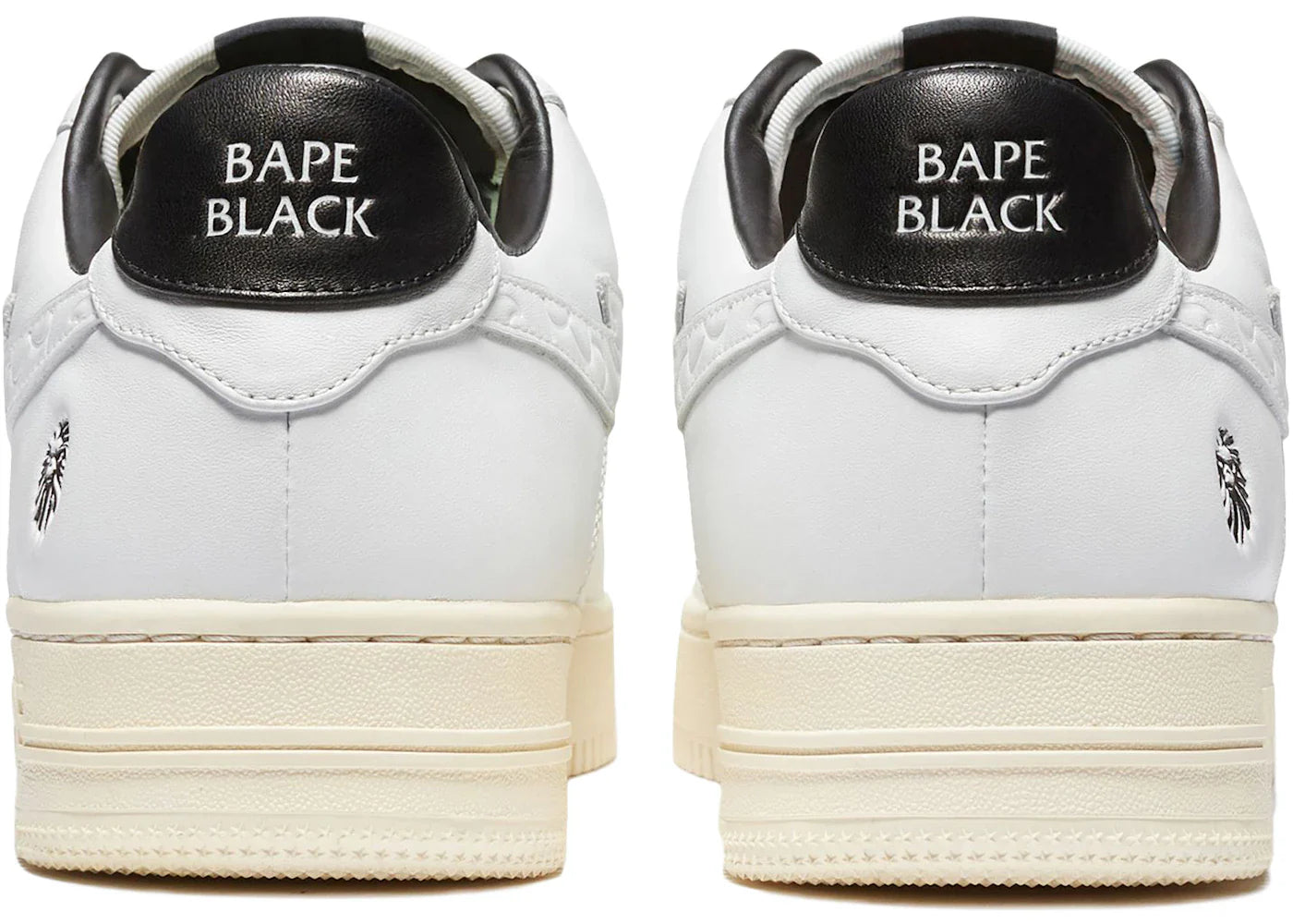 A Bathing Ape Bape Sta Black White Silver - view 2