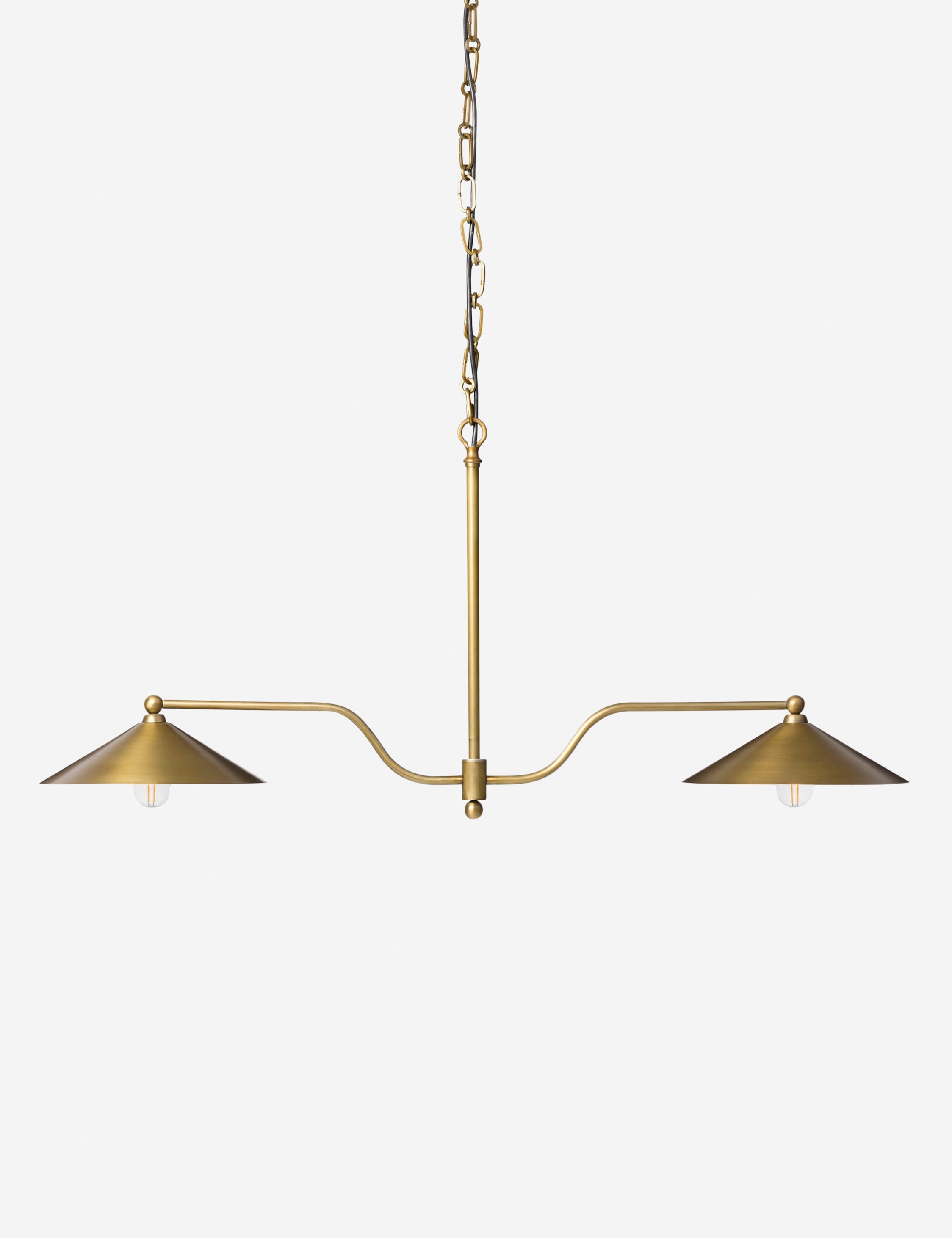 Lulu and Georgia Brecken Linear Chandelier by Amber Lewis x Four Hands