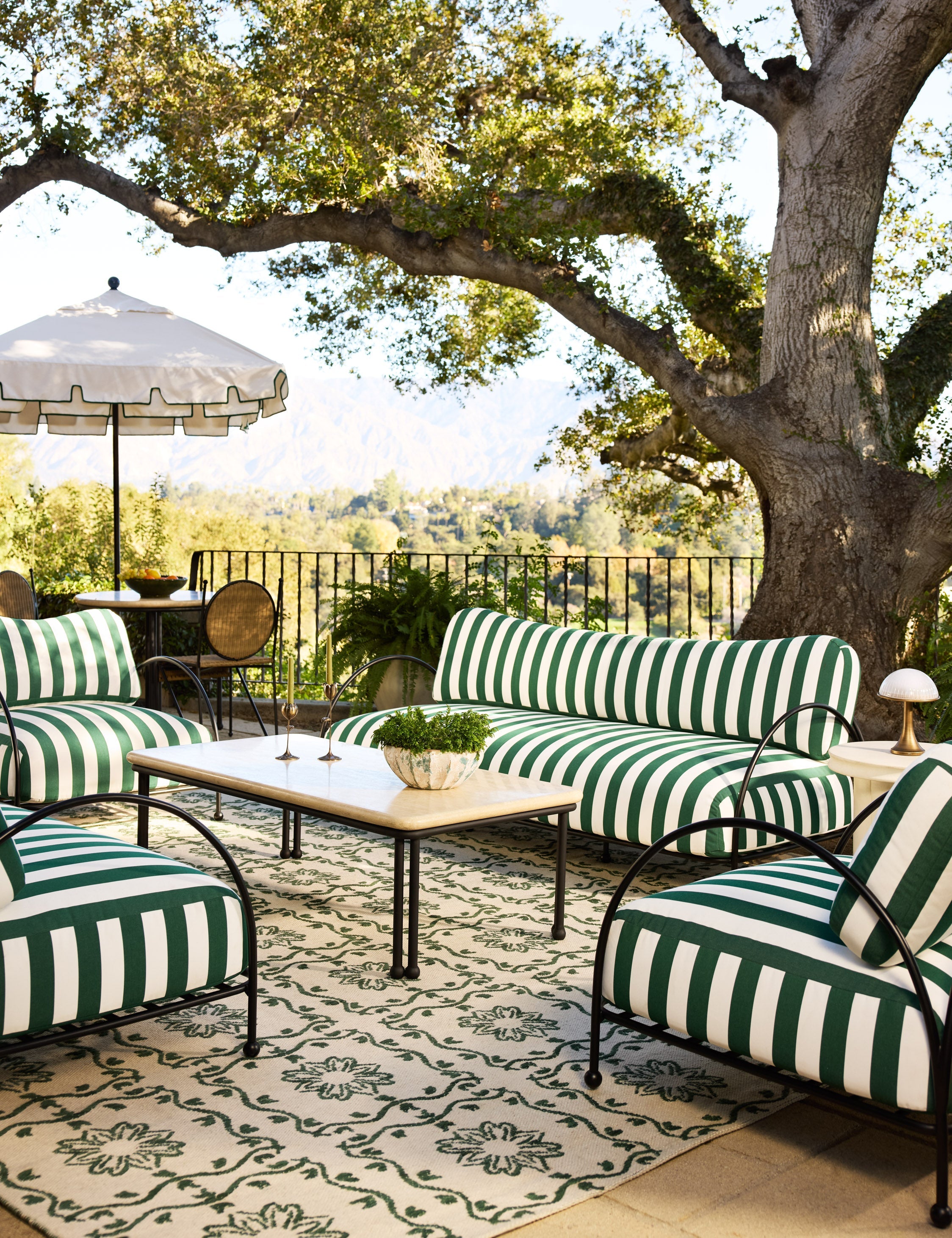 Lulu and Georgia Lanata Outdoor Coffee Table – Travertine - view 3