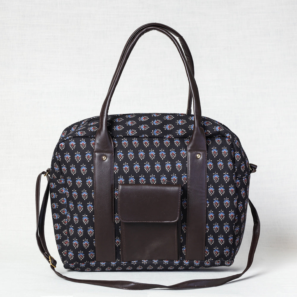 KACHCHH JI CHHAAP Brown - Kutch Printed Cotton Sling Bag