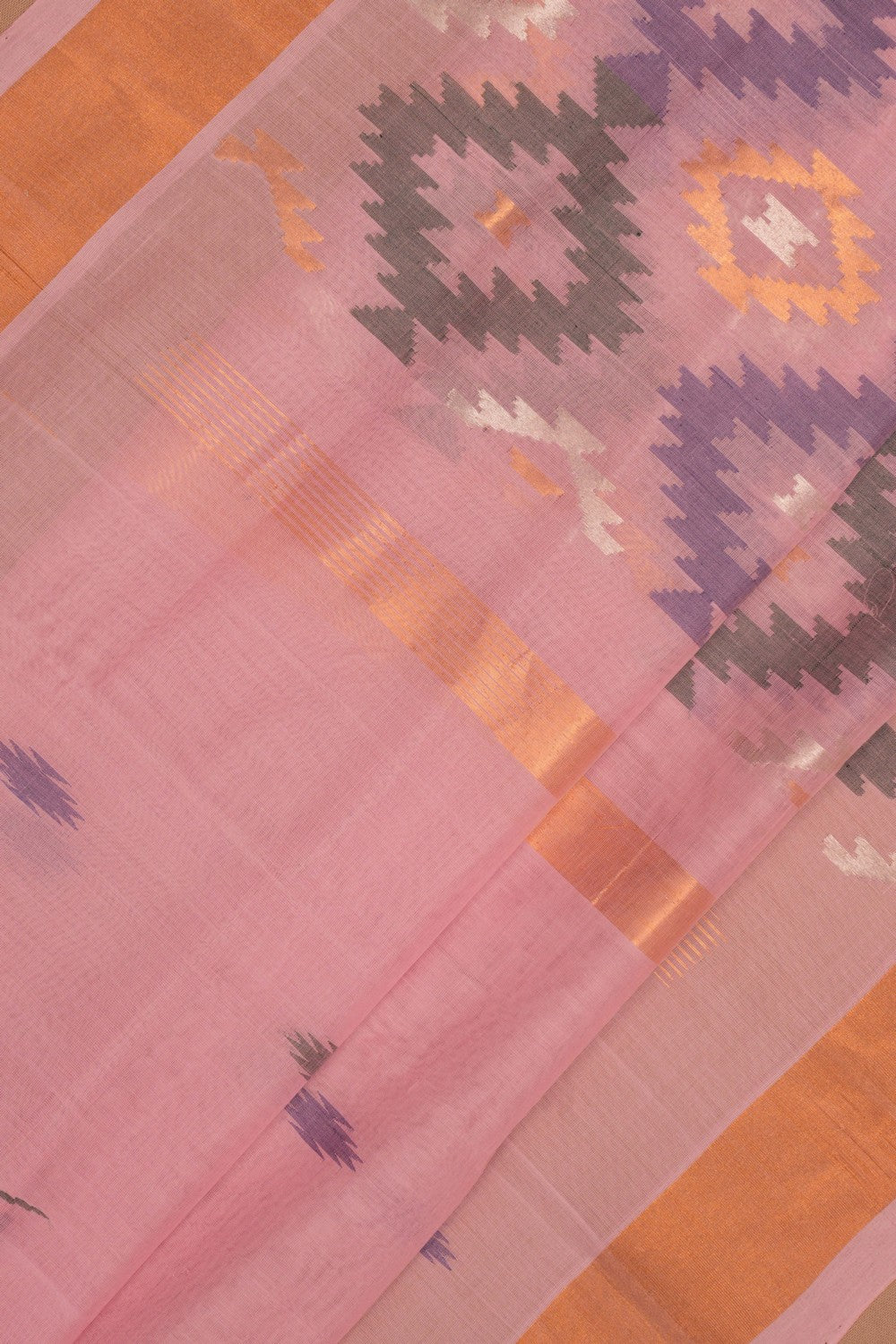 Kalanjali Cotton Jamdani Saree – Women's - view 2
