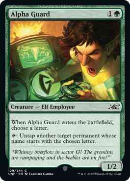 Alpha guard 129 – Magic Alpha Guard [129] [Unfinity] [Non-Foil]