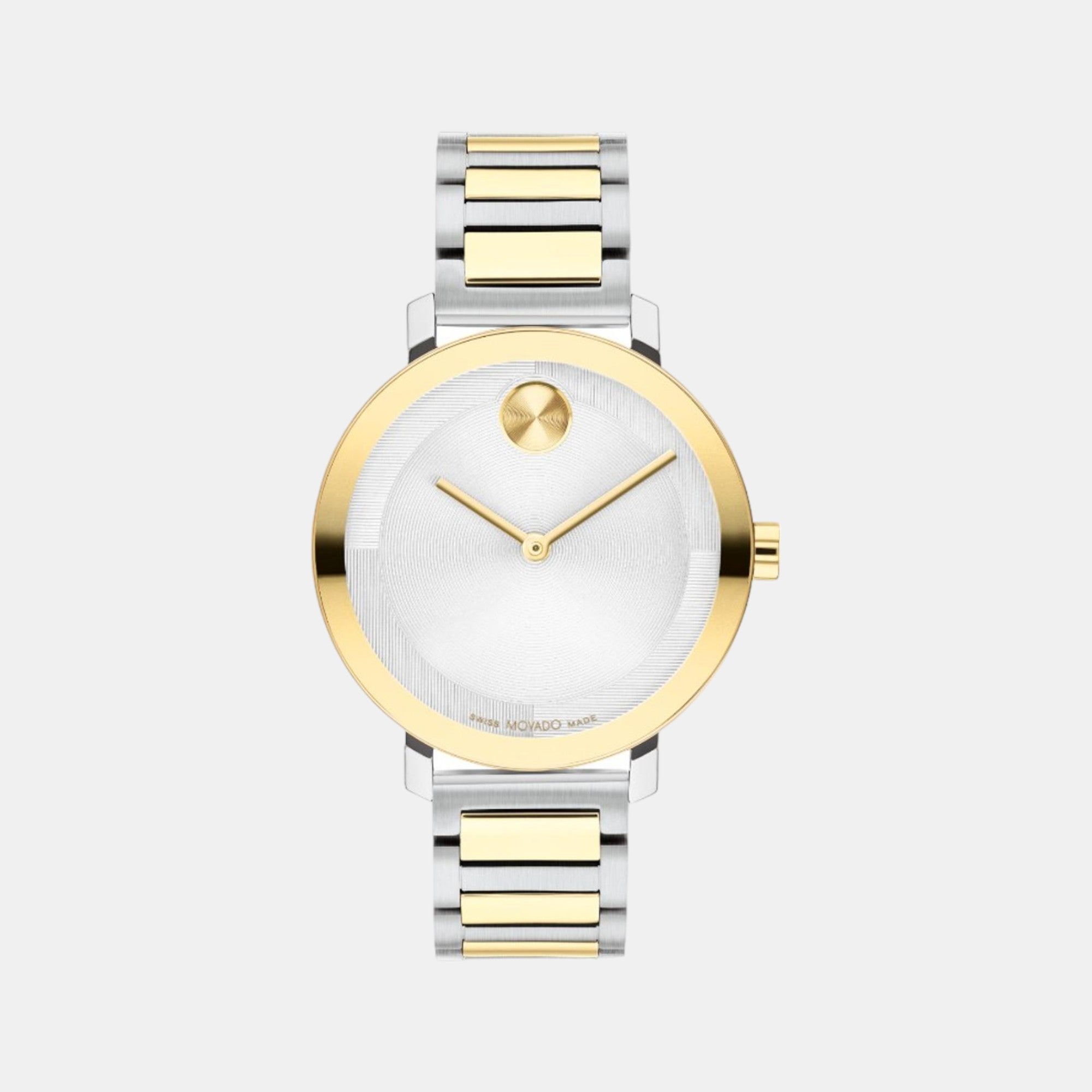 Movado Bold Women Quartz Silver Dial Analog Stainless Steel Watch 3601105