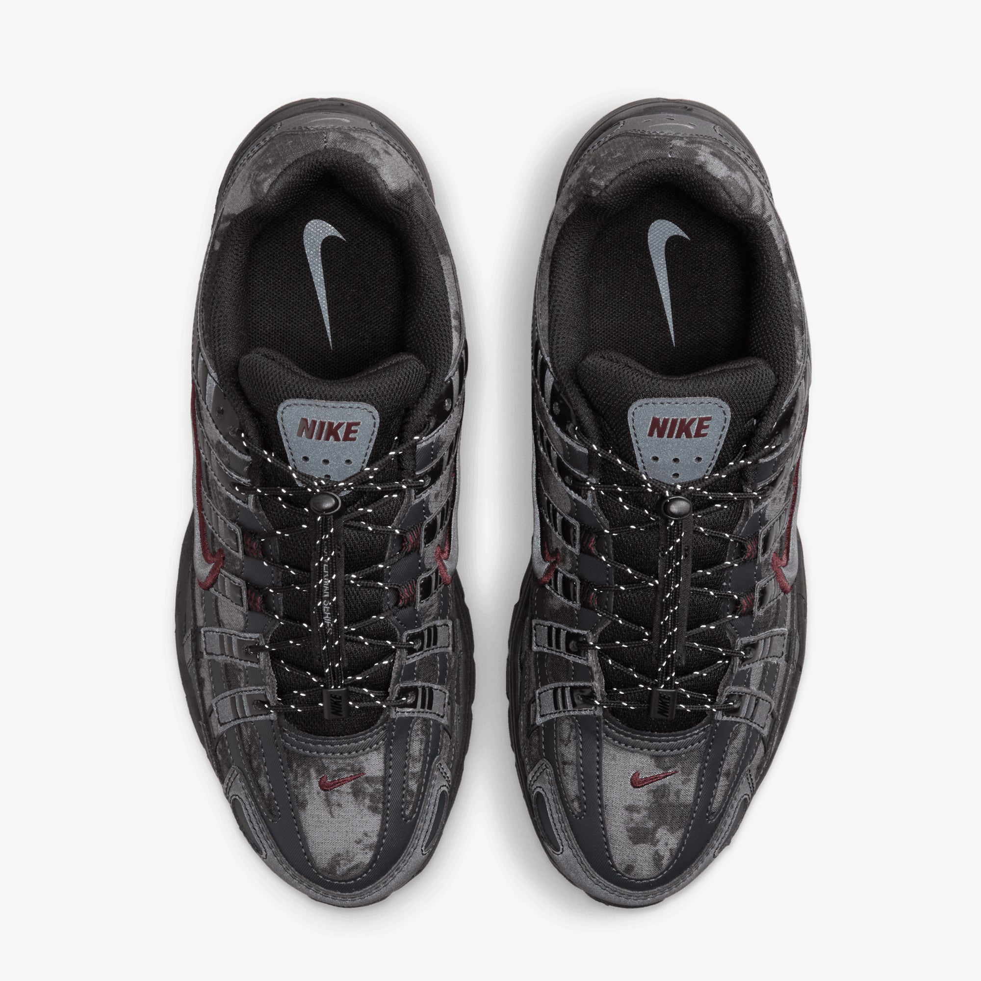 Nike | P-6000 { Black/burgundy Crush-midnight Navy-black - view 2
