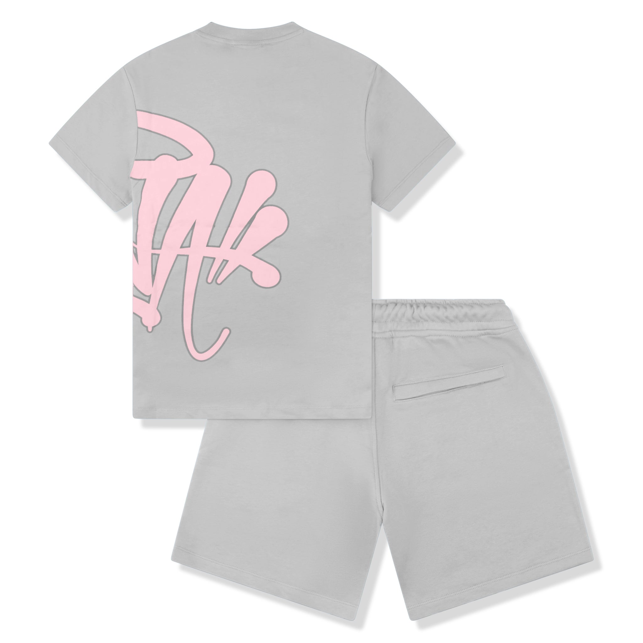 Syna World Logo Grey Pink T-Shirt & Shorts - view 2