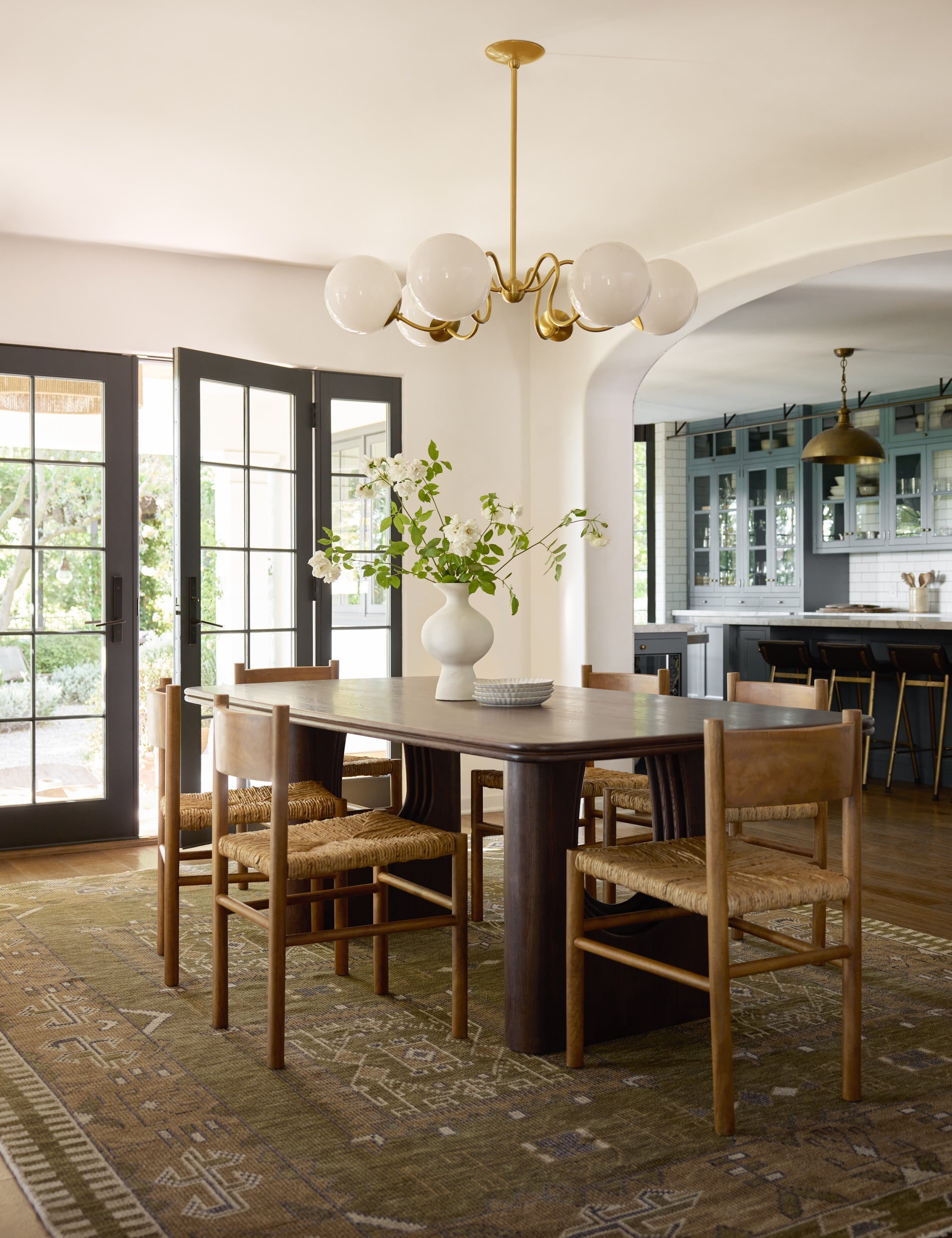 Lulu and Georgia Alvaro Dining Table – Brown - view 2