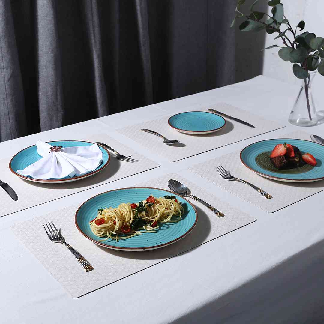 Wonderchef Valentina Reversible Diamond & Textured Placemat Set of 6 - view 2