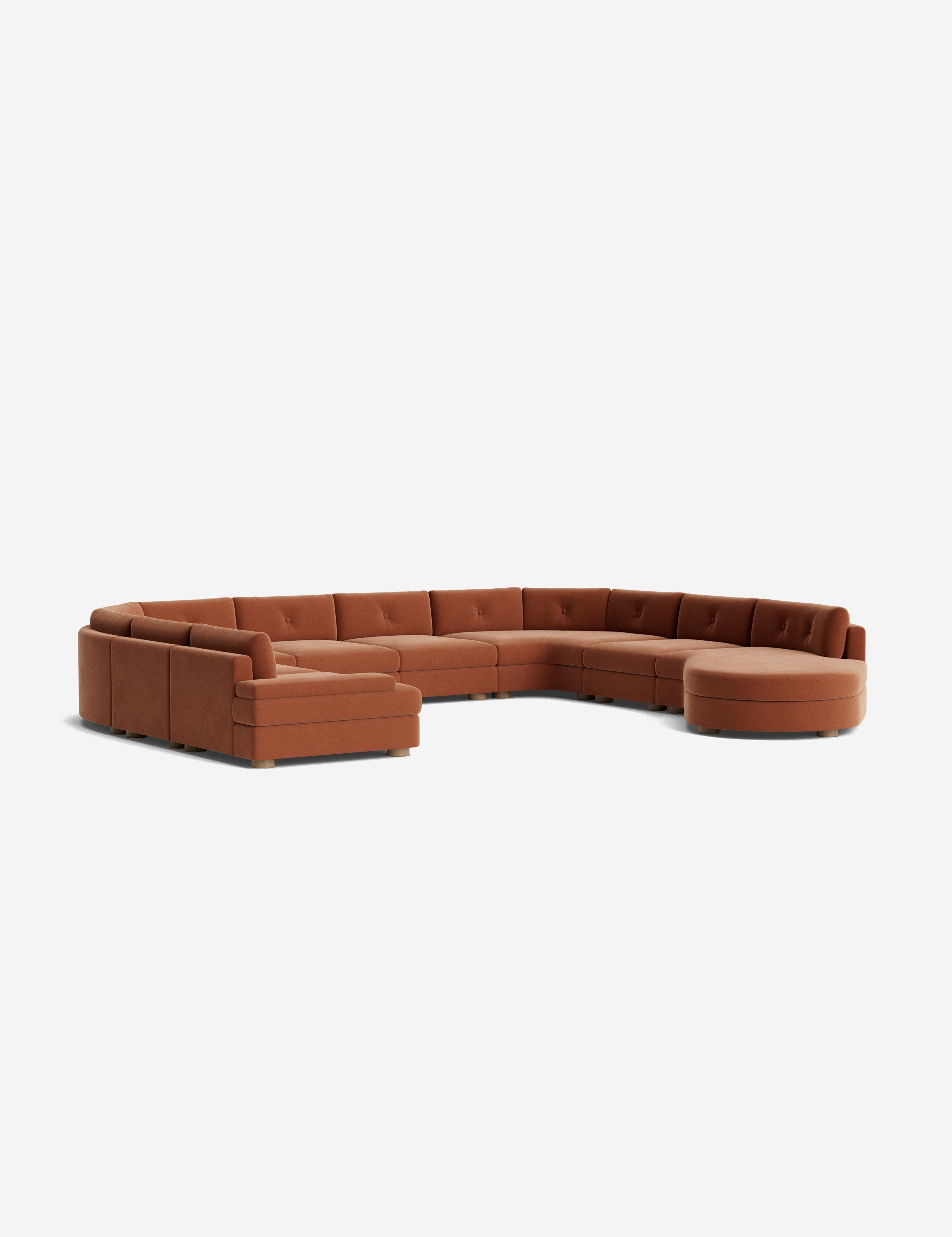 Lulu and Georgia Hill Modular U-Shaped Sectional Sofa - view 38