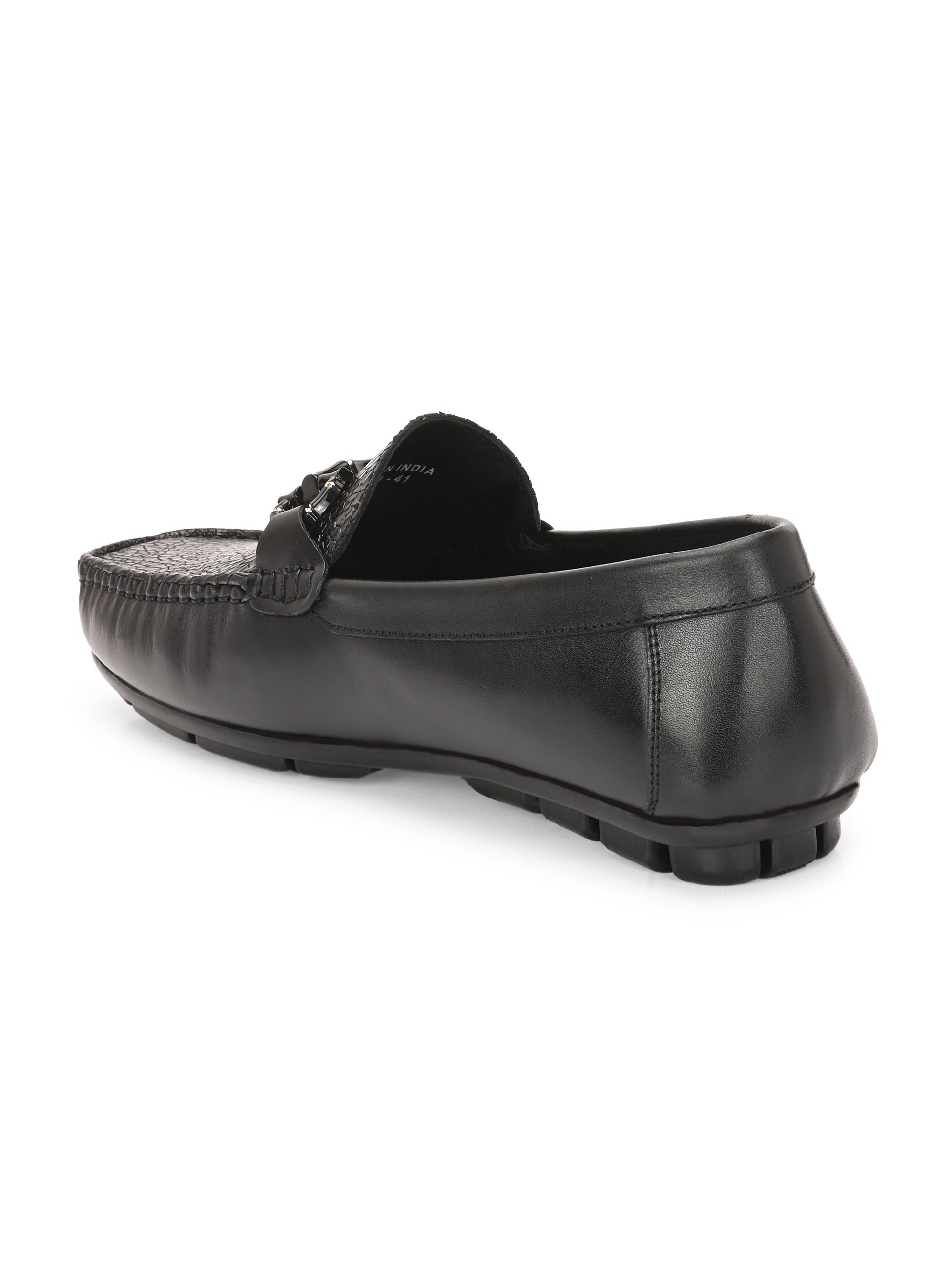 Egoss Shoes Egoss Platinum Printed Loafers For Men