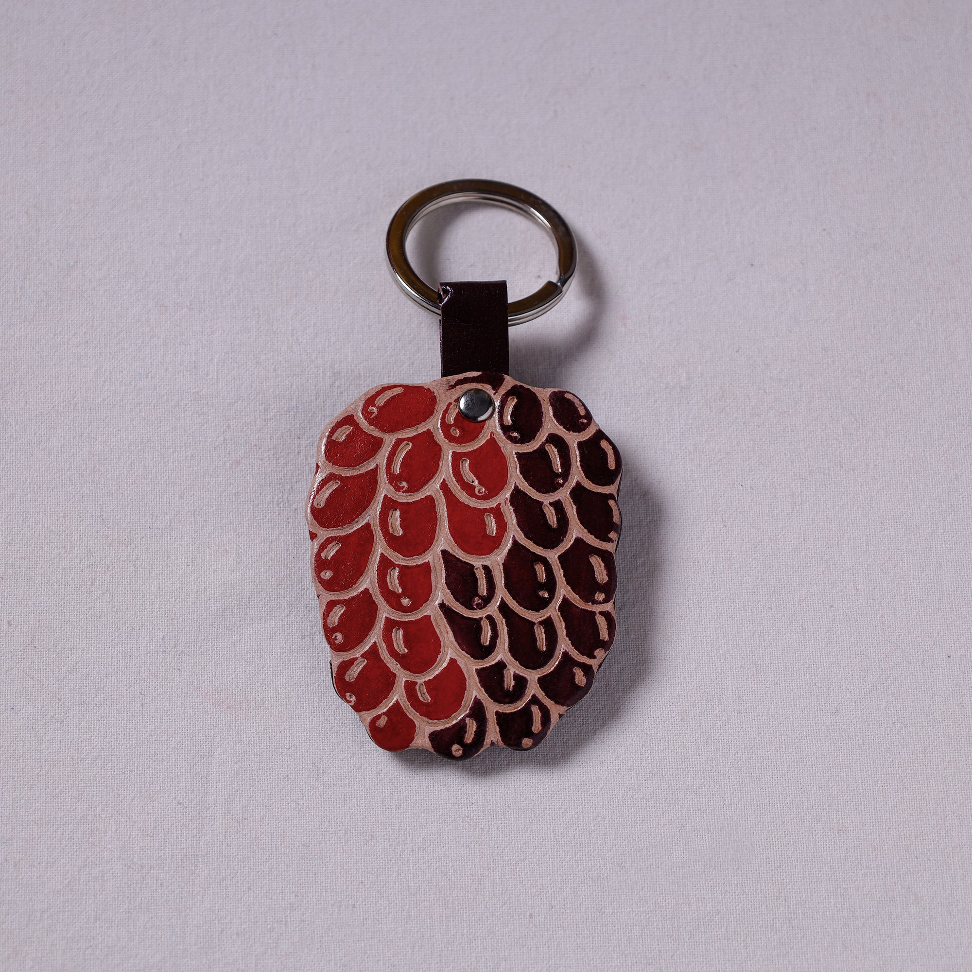 SASHA Grapes - Handcrafted Leather Keychain