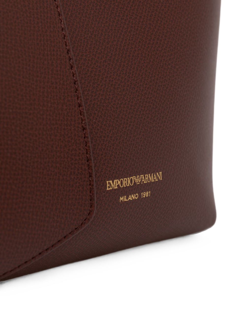 Emporio Armani Leather Tote Bag – 100% Bovine Leather - view 4