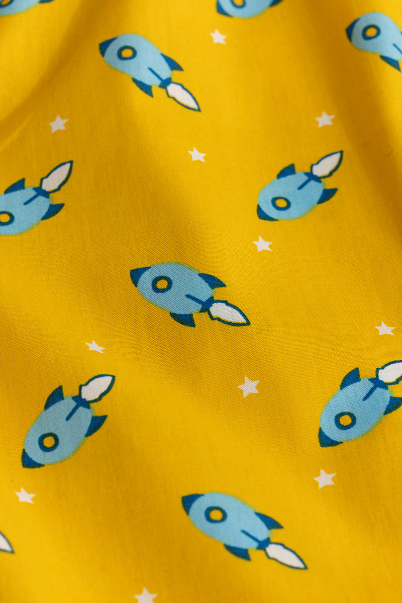 SNITCH Rocket Print Yellow Pyjama - view 8