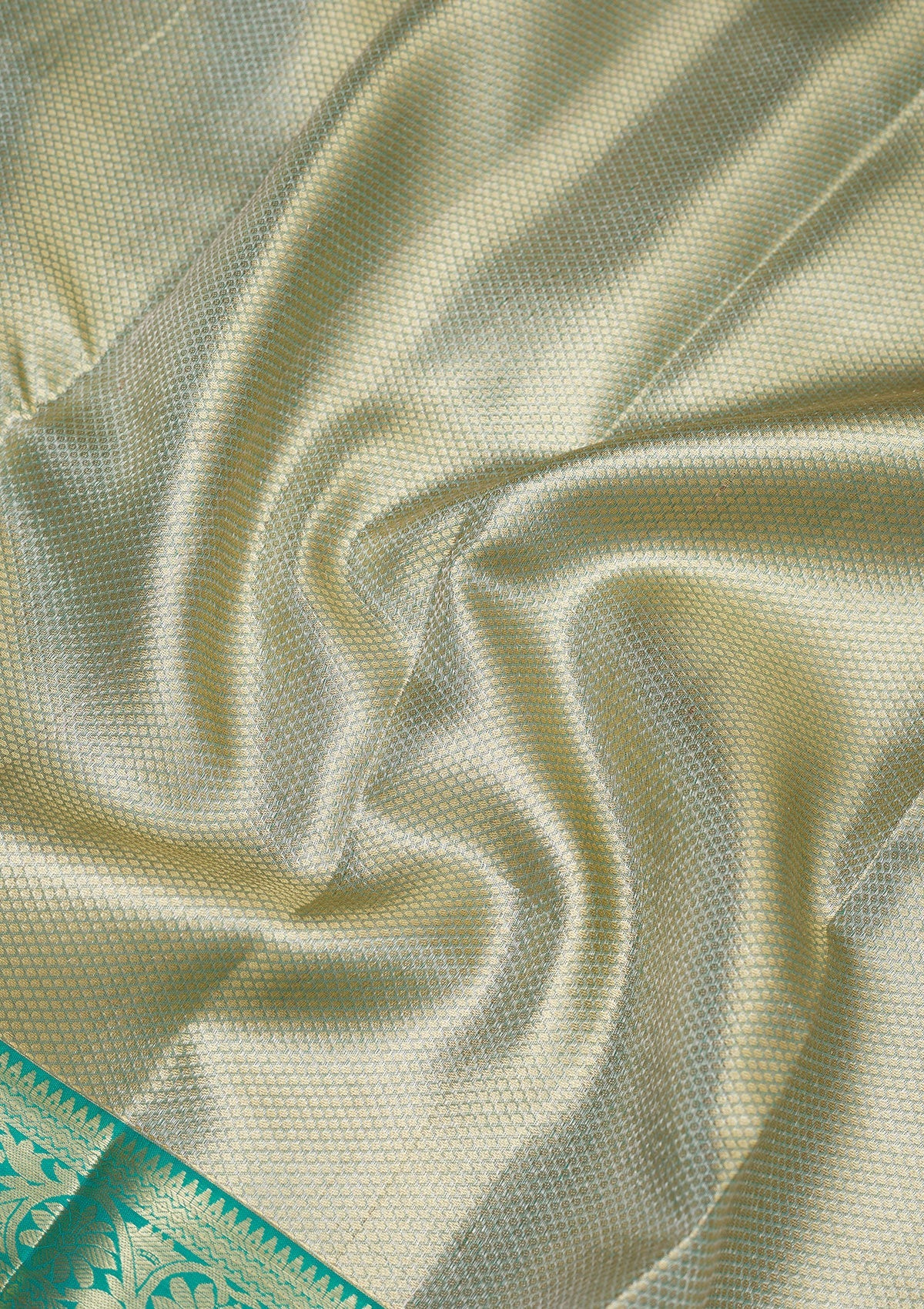 Koskii Rama Green Zariwork Pure Silk Saree – Women's - view 2
