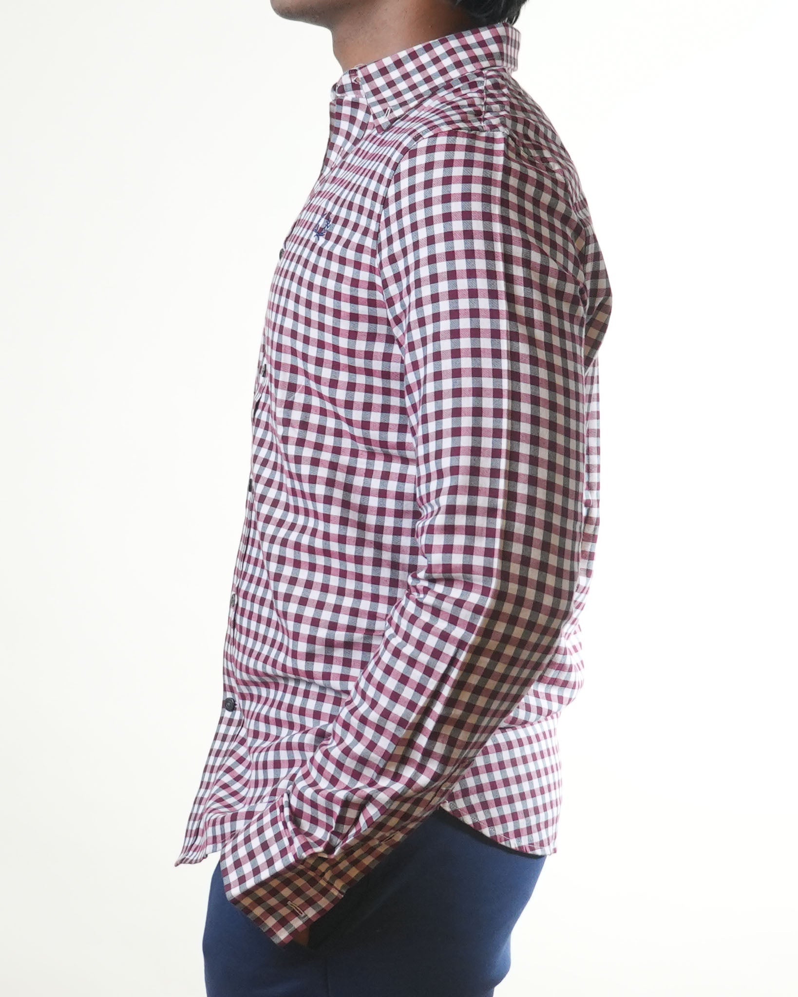 Fred Perry Red Chequered Shirt - view 2