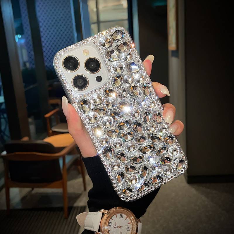 Peeperly Luxe Diamond Stud Glam Case – No Color