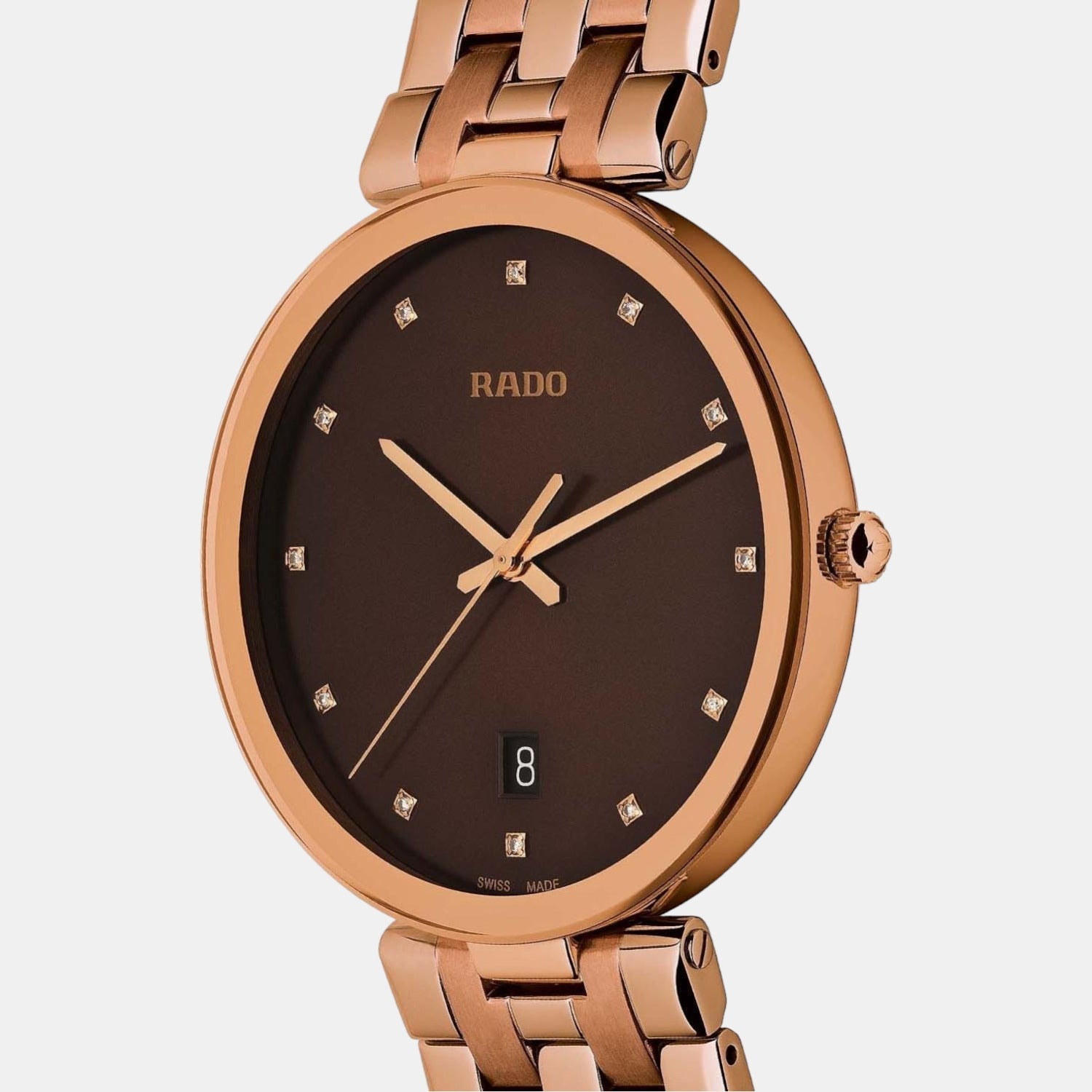 Rado Florence Women Quartz Brown Dial Analog Stainless Steel Watch R48889743 - view 2