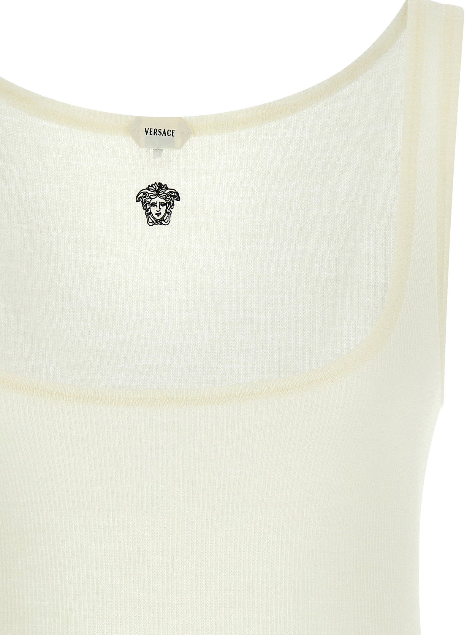 Versace La Medusa Embroidery Top – 100% virgin wool - view 3