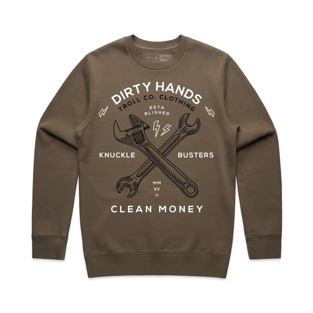Radial Twisting Wrenches Crewneck – Men's, Walnut