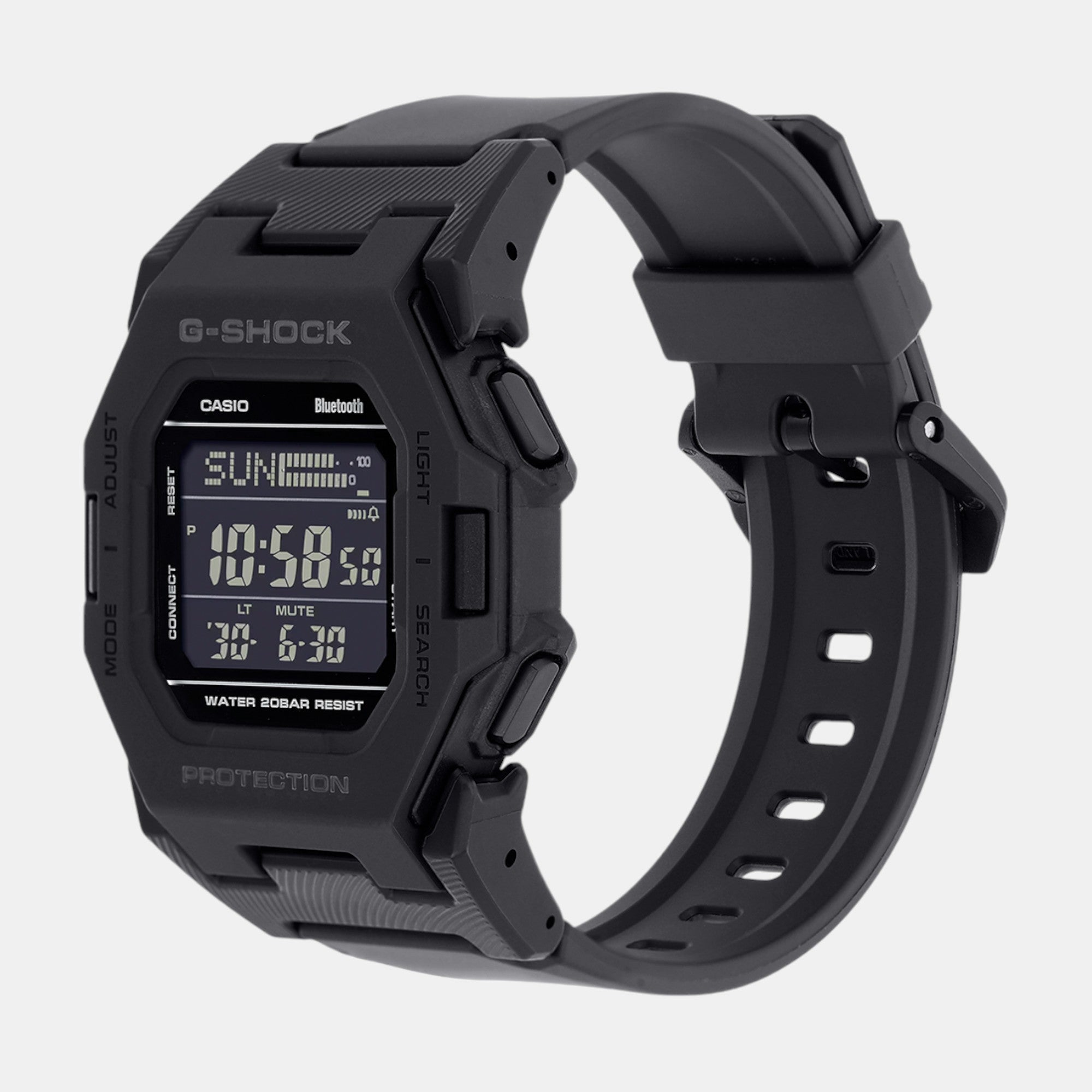 Casio G-Shock Men Quartz Black Dial Digital Resin Watch G1555 - view 3