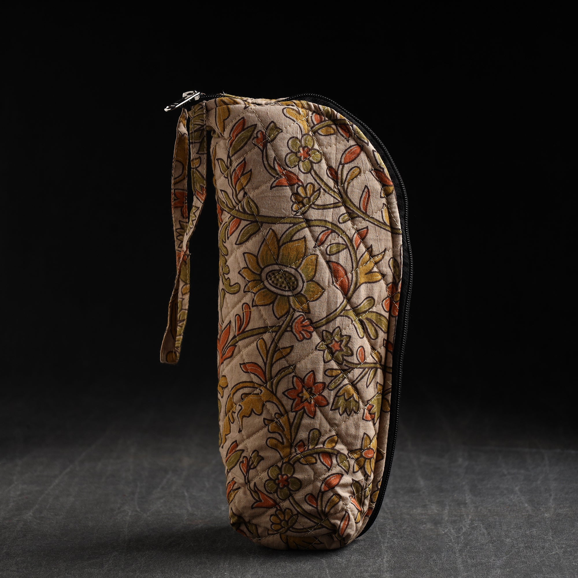 JALPARI Beige - Handmade Cotton 1L Water Bottle Cover 07 - view 2
