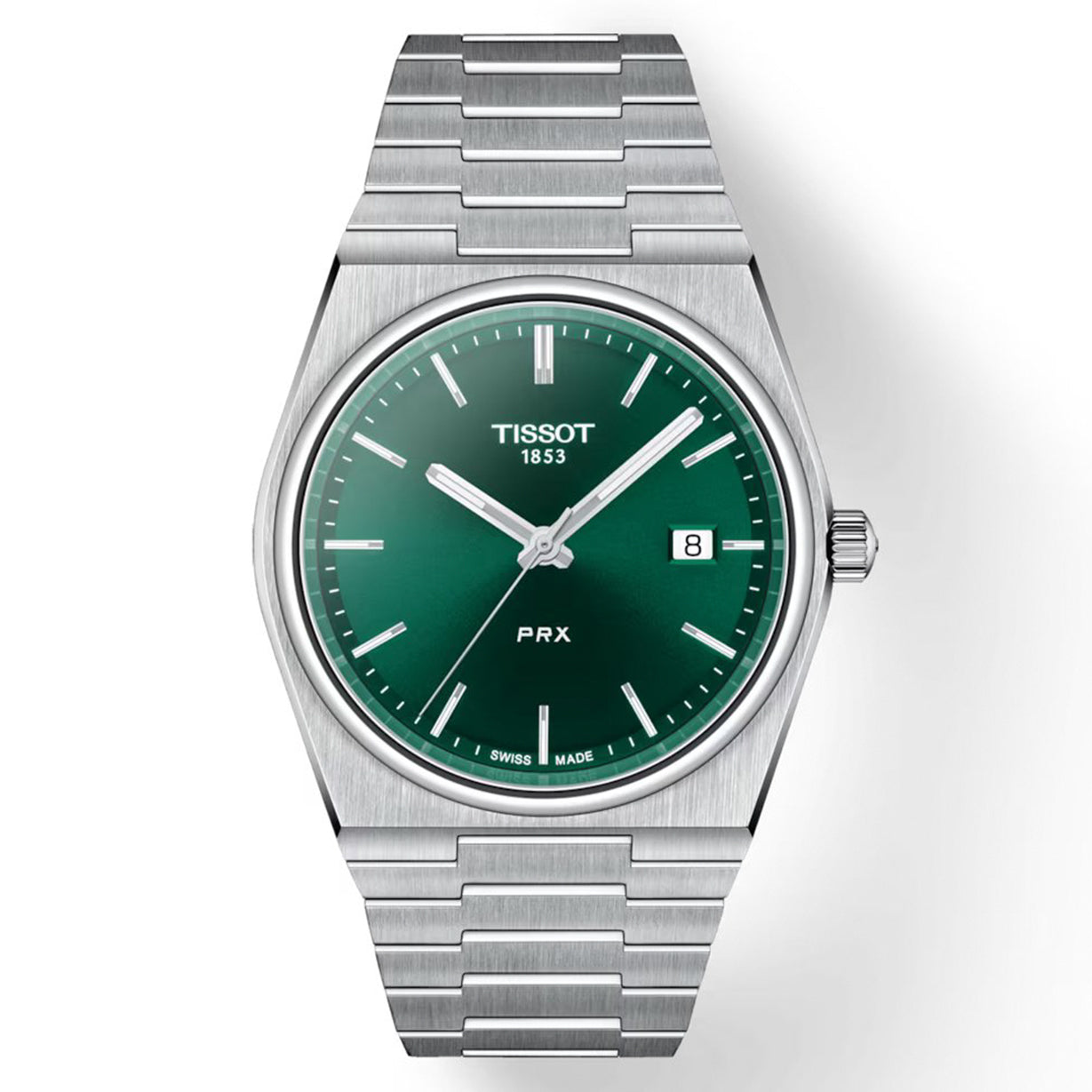 Tissot T-Classic Prx Green Dial Men 40mm T1374101109100 - view 5