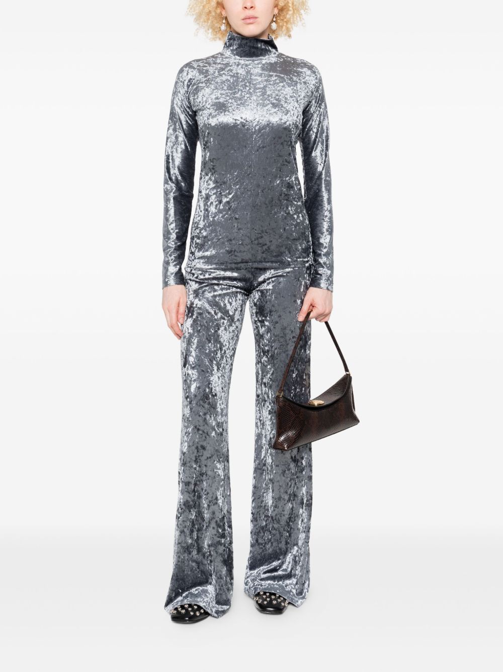 Forte Forte Velvet high-waisted trousers - view 2