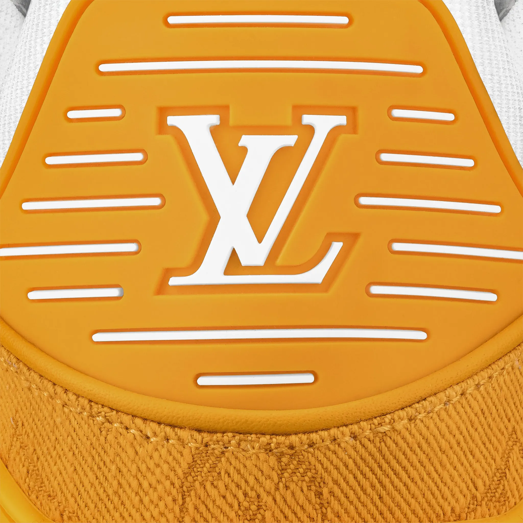 Louis Vuitton LV Monogram Yellow Denim Sneaker - view 7